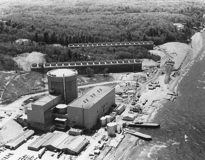 Palisades Nuclear Generating Station - Vintage Photo (newer photo)